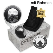 SCHALTKNAUF + SCHALTSACK FÜR OPEL CORSA C (00-) MERIVA A (03-) 5 GANG CHROM