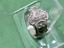 ROLEX / Bucherer - Herrenring  , 90er Silber/Nickel