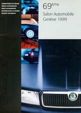 Pressemappe Skoda Automobilsalon Genf 1999 Felicia Octavia Motorsport Auto KZZ