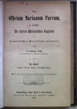 Das Officium Marianum Parvum