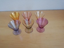 6 bunte Aperitif Gläser 60'