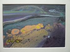 GERHARD RICHTER - Hochpigmentierter Druck / Lackiert "Abstrakter Farbdruck" !!