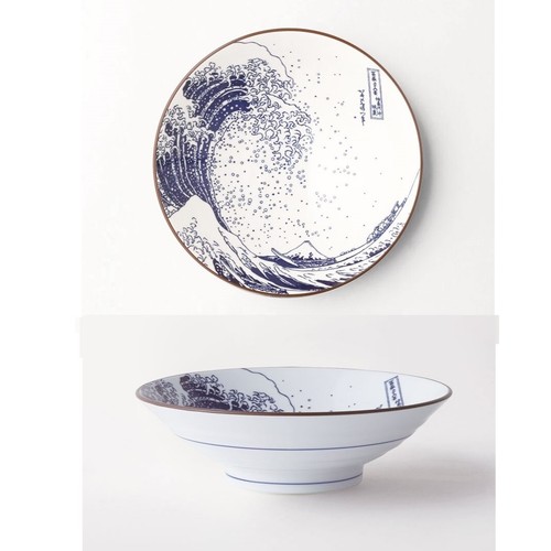 Mino schüssel hokusai waves - mino, "hokusai