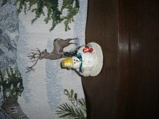 *Alter Weihnachtsschmuck*Schneemann*Tischdekoration**DDR*