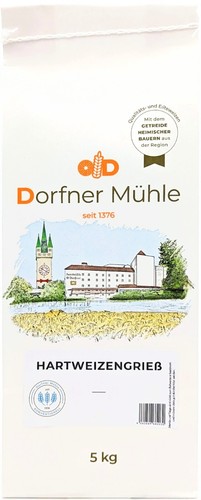 Hartweizengrieß dorfner - hartweizengrieß,