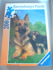 OVP : 200 Teile Puzzle Ravensburger Spiele Schäferhündin Schäferhund Welpe 1992
