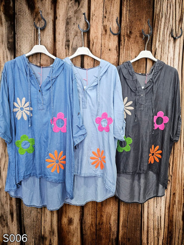 Damen tunika shirt - tunika,