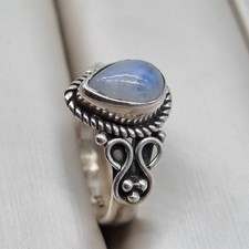 925 Silber Ring mit Echt