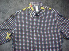 VERSACE SEIDENHEMD+SILK SHIRT+HEMD SEIDE+GR.48- M+9,8/10