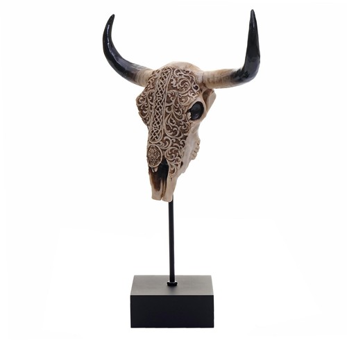 Deko standfigur stierkopf - deko,