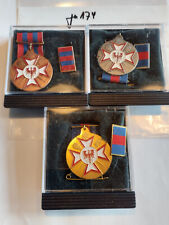 Orden Feuerwehr Brandenburg Treue Dienste 3 Stück mit Einzelspange (ja174)