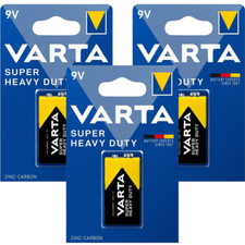 3 x Varta Super Heavy Duty