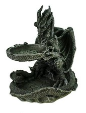 Großes Drachen Raucherset mit Aschenbecher und Ablage 20 cm Feuerzeugfach