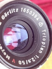 Meyer-Optik Görlitz Trioplan 50mm red V f/2.9 for Exa