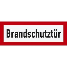 keine Marke Schild Brandschutztur NEU