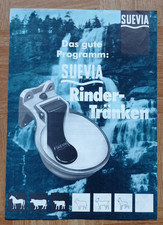 SUEVIA  Das gute Programm Rinder Tränken Prospekt  Tränkebecken