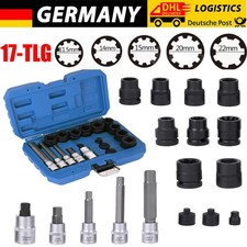 17-tlg Bremssattel Steckschlüssel Satz für VW Audi BMW Ford Bremsen Werkzeug