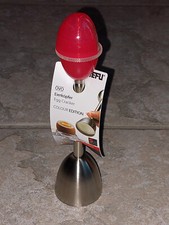 GEFU Eierköpfer OVO Edelstahl Colour Edition mit Salzstreuer, Garantie bis 2029