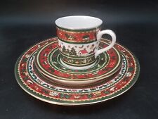 Maebata,3-Teiliges Kaffeegedeck Weihnachten,Merry Christmas,Weihnachtsdekor