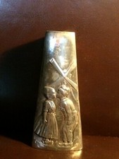 kleine WMF Jugendstil Vase Holland Motiv küssendes Kinder Pärchen in Katalog