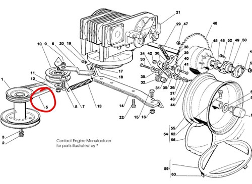 Honda getriebe antriebsriemen - honda, getriebe-antriebsriemen