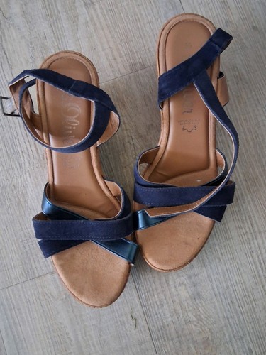 Oliver schuhe 39 blau - schuhe,