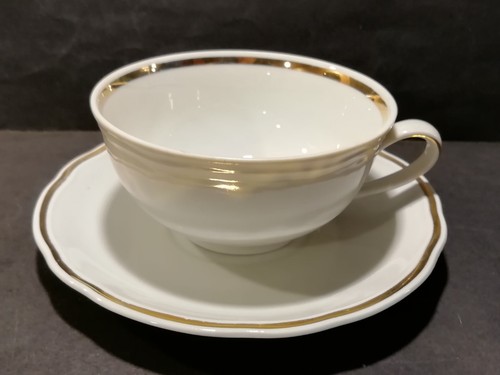 Tee kaffeegedeck goldrand - tee-/kaffeegedeck,