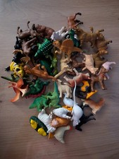 Sammeltiere 42 Stück Tierfiguren Bauernhof Dinos Wildnis