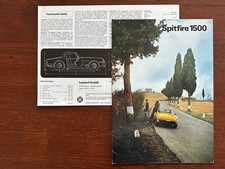 Prospekt / brochure BL British Leyland Triumph Spitfire Mk 4 1500 MY 1976