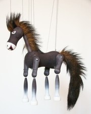 Pferd Holzmarionette -