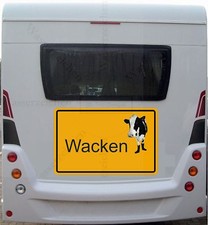 10cm sticker wacken cow - sticker,