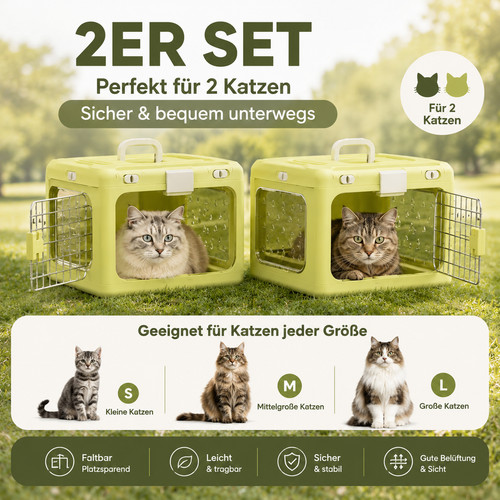 2er transportbox katze - 2er,