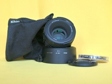 AF-S NIKKOR 50mm f/1.8G. Zubehörpaket: UV/IR-Filter. Top-Zustand.