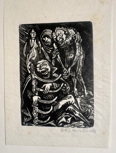 Ernst barlach der harfner - ", harfner"