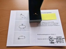 Weißgoldring mit Brillantsolitär
