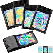 Mylar Bags 60 Stk Baggys Baggies Folienbeutel Zip Beutel Wiederverschließbare