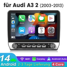 DAB+ Carplay Android Autoradio GPS Navi WIFI DSP Für Audi A3 S3 RS3 8P 2003-2013