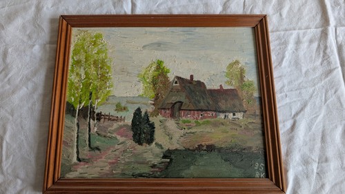Bild landschaft acryl auf - bild,