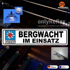 Bergwacht Bayern Schild mit