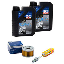 Öl 2L Inspektion für Suzuki DR 500 S DR500 DR 1981-1983 Set Ölfilter Zündkerze