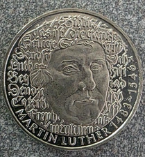 5 DM 500. Geburtstag Martin