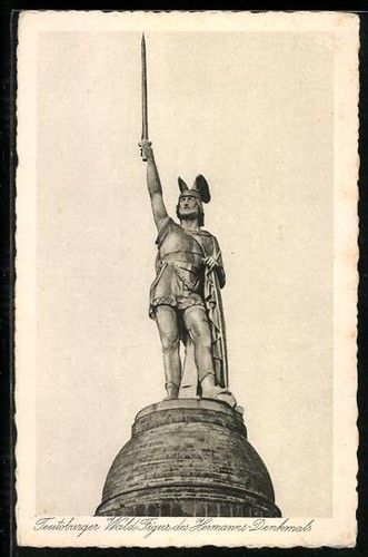 Ansichtskarte detmold figur - detmold,,