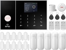 2G Komplettes Alarmsystem, WLAN Drahtlose Alarmanlage für Haus & Wohnung mit ...