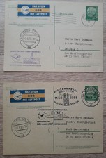 1958 Lufthansa DDR Karl-Marx-Stadt - Leipzig und zurück ab BRD