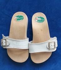 Alte Holzschuhe Kinder Gr. 26 in  Dänemark gekauft Klapperer Deko 