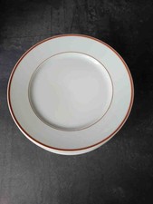 DDR Mitropa HO Speiseteller brauner Rand Colditz 6 Stück