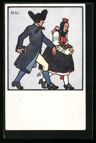 Künstler otto ubbelohde - künstler-ak,