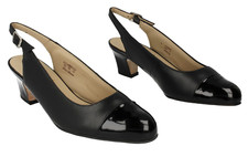 Damen Equity Schwarz/Lackleder