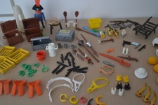 Konvolut Playmobil Kleinteile Geobra zur Ergänzung der Geobra Figuren