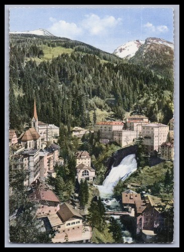 Ansichtskarte bad gastein - ansichtskarte,